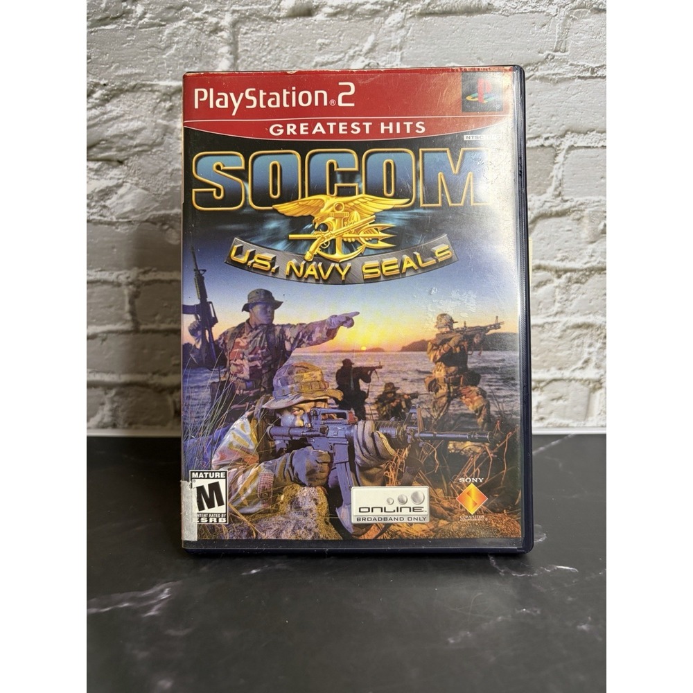 SOCOM US Navy Seals‎ - PS2 PlayStation 2 - Greatest Hits - CIB Tested